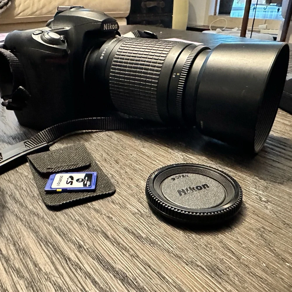 Nikon D50 and 70-300mm lens